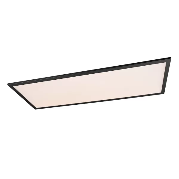 Image of Gamma Modern 80cm LED Semi Flush Light Black Matt 2700-6500K Remote control
