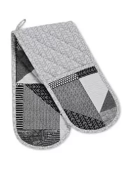 Image of Catherine Lansfield Larrson Geo Grey Oven Glove