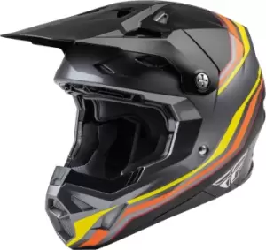 Image of FLY Racing Formula Cp S.E. Speeder Helmet Black Yellow Red M
