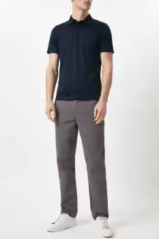 Image of Regular Fit Charcoal Chino Trousers