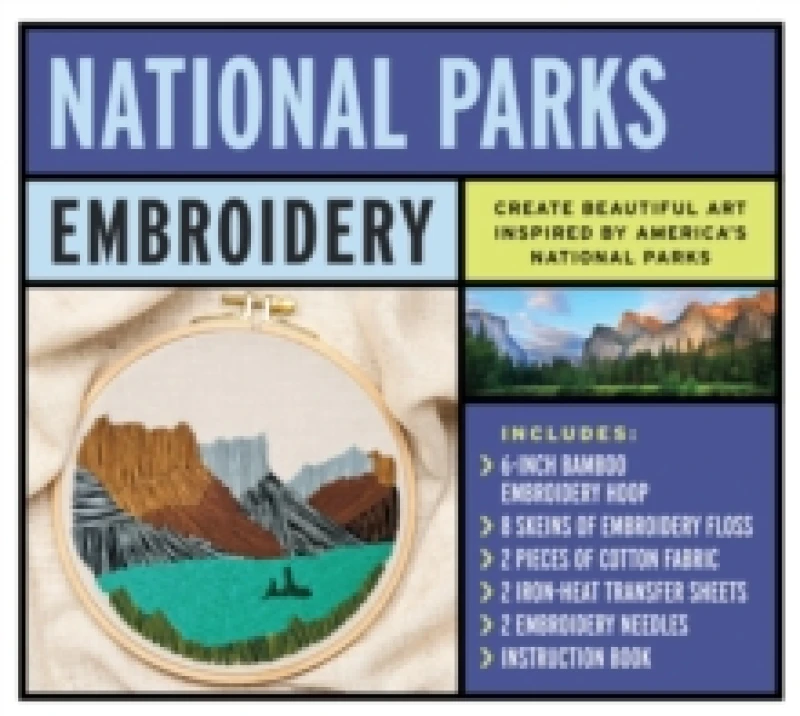 Image of National Parks Embroidery kit. Kit. By Ken, Jr Jones Books