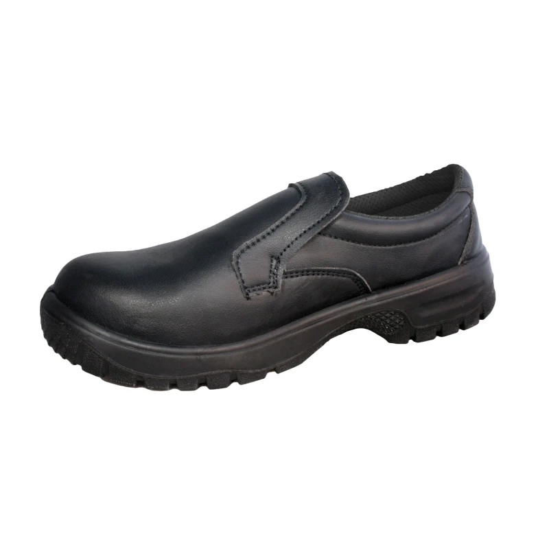 Image of Comfort Grip Mens Grip Shoes in Black Size: 4 Black Male 4