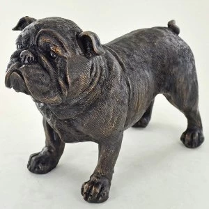 Image of Bronze Bulldog Cold Cast Bronze Sculpture
