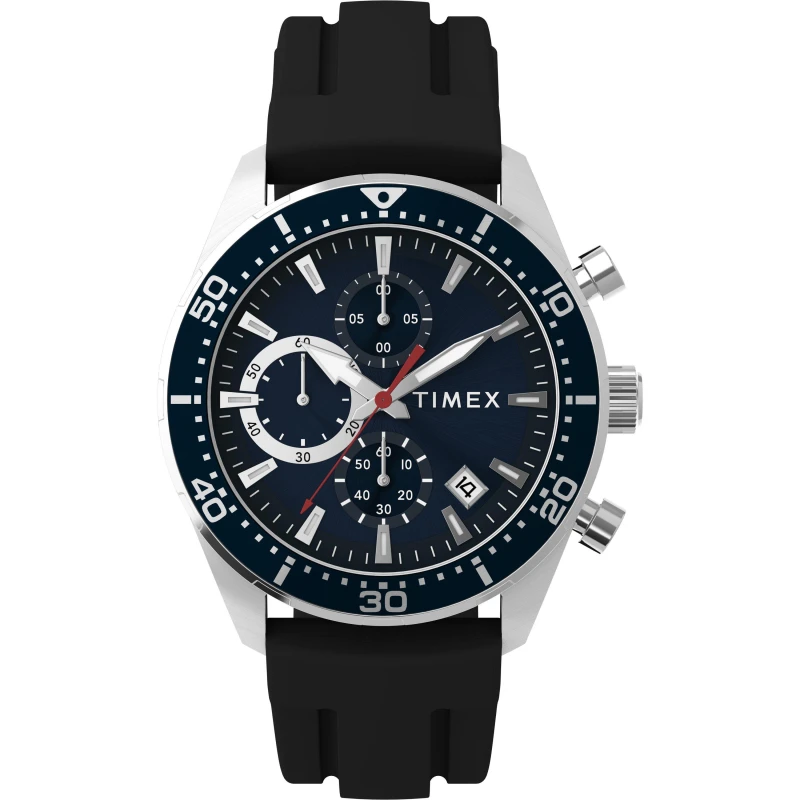 Image of Timex Timex Trend Chrono Sn63 Analogue Quartz Watches 42mm Blue 75922618000