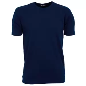 Image of Tee Jays Mens Interlock Short Sleeve T-Shirt (S) (Navy Blue)