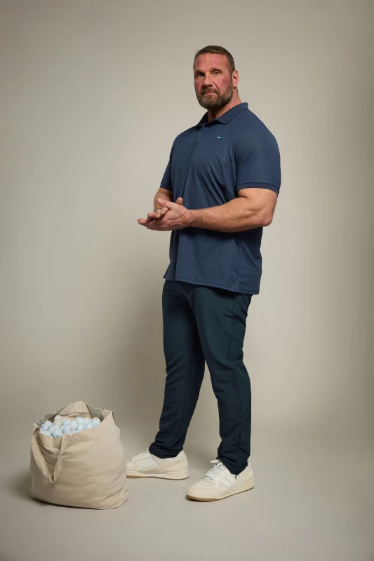 Image of BadRhino Golf Polo Shirt Dark Blue