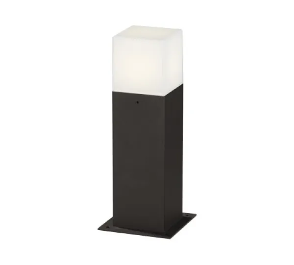 Image of Hudson Modern Outdoor Pedestal Light Anthracite 3000K IP44