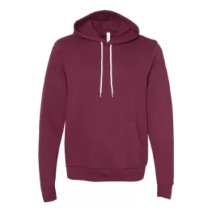 Image of Canvas Unisex Pullover Hooded Sweatshirt / Hoodie (L) (Maroon)