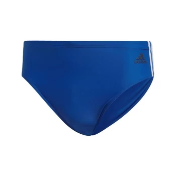 Image of adidas Fitness 3-Stripes Swim Trunks Mens - Blue