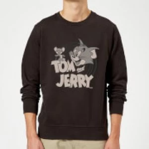 Image of Tom & Jerry Circle Sweatshirt - Black