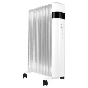 Image of TCP Smart WiFi Portable Free-Standing Oil 9 Finned Radiator White 2000w