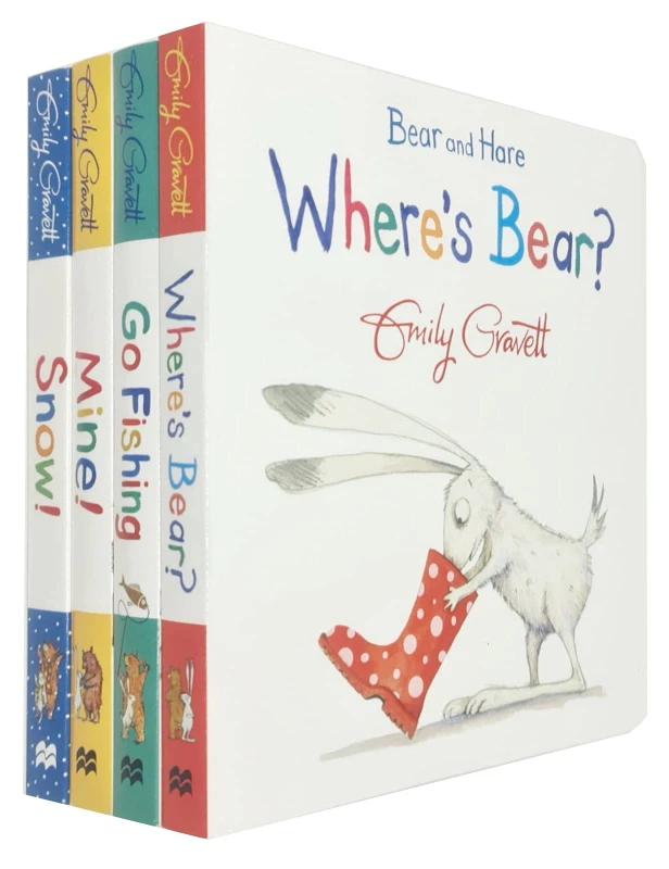 Image of Bear and Hare Series 4 Book Collection Emily Gravett Emily Gravett Books