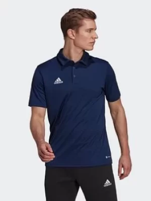 Image of adidas Entrada 22 Polo Shirt, White Size M Men