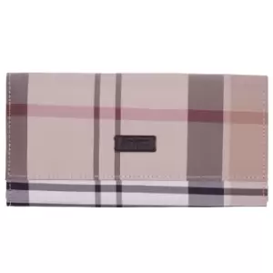 Image of Barbour Womens Witford Tartan Wallet Rosewood Tartan One Size