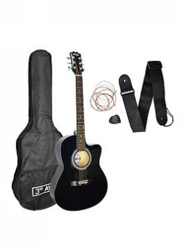 Image of 3Rd Avenue 3Rd Avenue Cutaway Acoustic Guitar Pack - Black