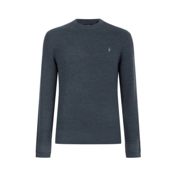 Image of AllSaints Ivar Merino Knit Jumper - Blue