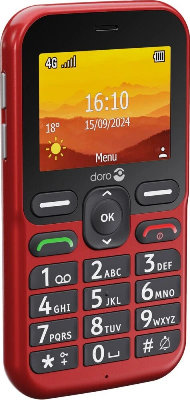Image of Doro Doro Leva L10 6.1cm (2.4") 118.9g Red Senior phone 8755