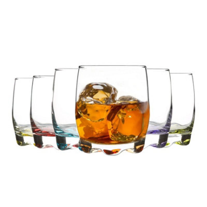 Image of LAV Adora Coloured Water Glasses - 290ml - 6 Colours - Pack of 6 Multi unisex