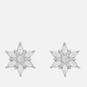 Image of Olivia Burton Womens Ice Queen Snowflake Studs Silver - Silver