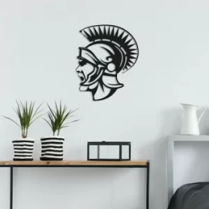 Image of Spartan Black Decorative Metal Wall Accessory