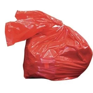 Image of Laundry Soluble Strip Bag 50 Litre Red Pack of 200 RSB3