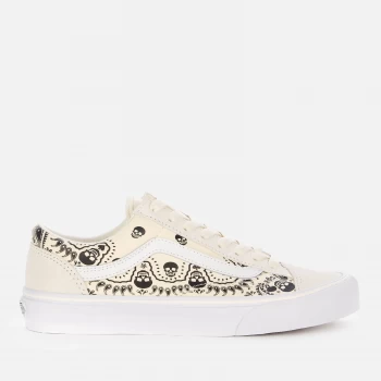 Image of Vans Womens Bandana Style 36 Trainers - Classic White/Black - UK 3