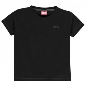 Image of Slazenger Plain T Shirt Infant Boys - Black