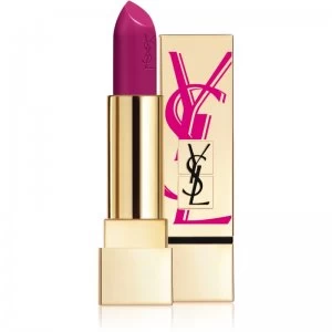 Image of Yves Saint Laurent Rouge Pur Couture Collection Le Fuchsia Lipstick with Moisturizing Effect Shade 19 Le Fuchsia 3,8ml