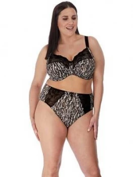 Image of Elomi Morgan Underwired Banded Bra with Stretch - Print, Size 34Jj, Women
