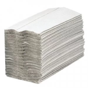 Image of 2Work White 1-Ply C-Fold Hand Towel Pack of 2880 HC128WH