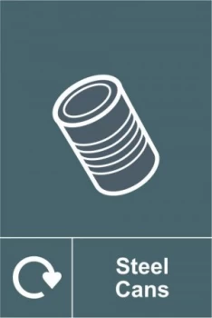 Image of Spectrum Recycling Sign-Steel Cans RPVC