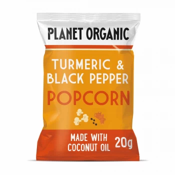Image of Planet Organic Turmeric & Black Pepper Popcorn 20g