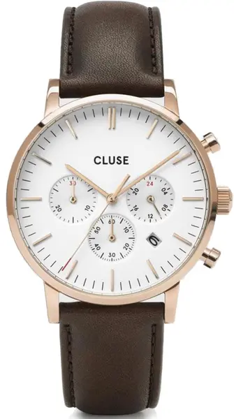 Image of Cluse Watch Aravis Chrono Mens - White CLS-138