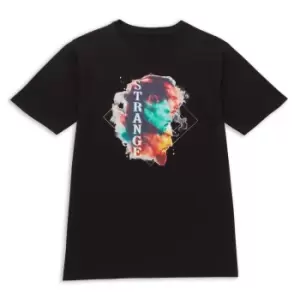 Image of Marvel Dr Strange Vertical Oversized Heavyweight T-Shirt - Black - S