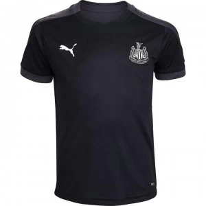 Image of Puma Newcastle United Training Top 2020 2021 Junior - Black/Asphalt
