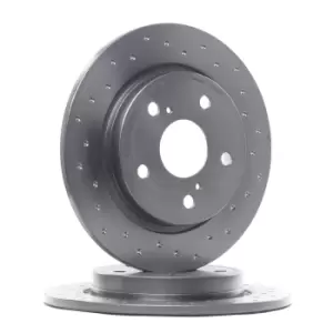Image of BREMBO Brake disc 08.A912.1X Brake rotor,Brake discs TOYOTA,AURIS (NRE15_, ZZE15_, ADE15_, ZRE15_, NDE15_),AURIS (NZE18_, ZRE18_),Auris Kombi (_E18_)