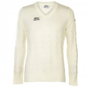 Image of Slazenger Classic Sweatshirt Mens - White