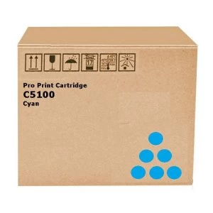 Image of Original Ricoh 828405 Cyan Laser Toner Ink Cartridge