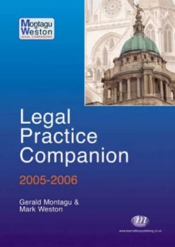 Image of Legal Practice Companion 2005-06 by Gerald Montagu Paperback