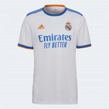 Image of adidas Real Madrid Home Shirt 2021 2022 - White