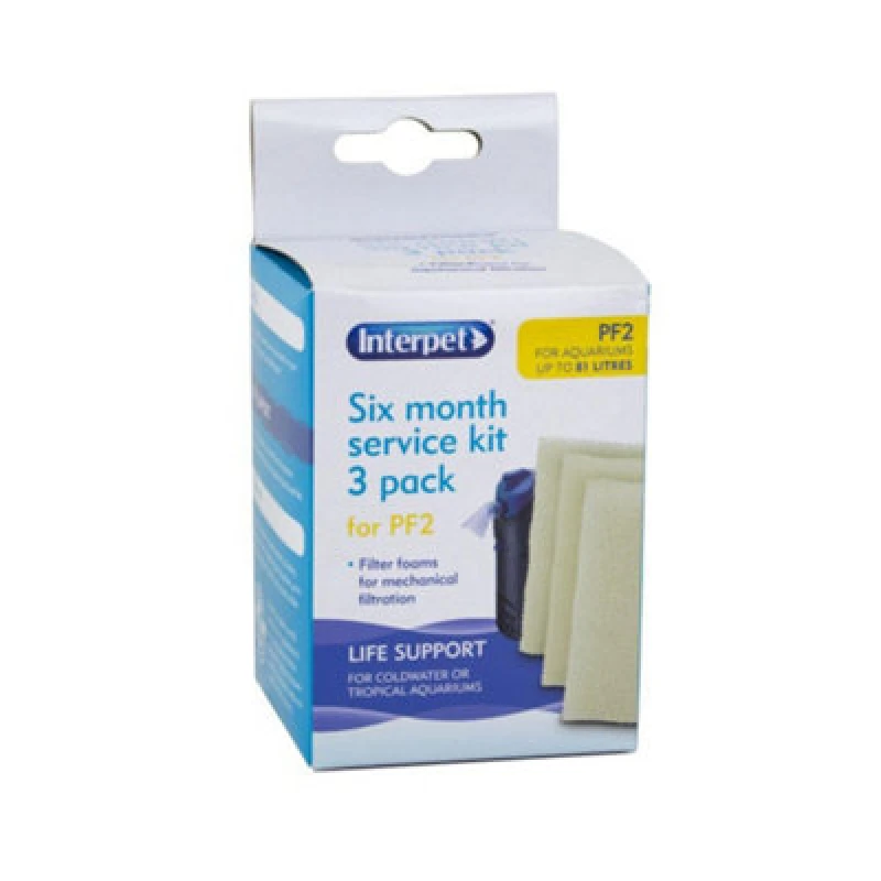 Image of Interpet Pf2 Replacement Plain Foams, 3 Pieces