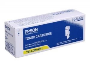 Image of Epson S050611 Yellow Laser Toner Ink Cartridge