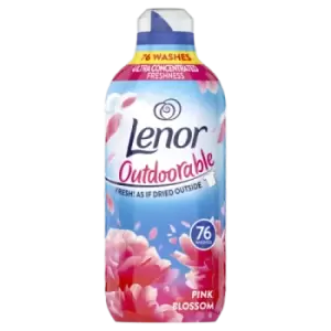 Image of Lenor Outdoorable Fabric Conditioner Pink Blossom 76 Washes