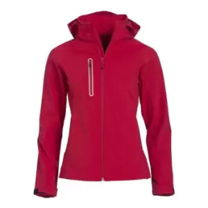 Image of Clique Womens/Ladies Milford Soft Shell Jacket (M) (Red)