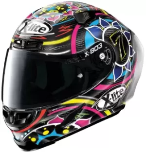 Image of X-Lite X-803 RS Ultra Carbon Davies Helmet, multicolored Size M multicolored, Size M