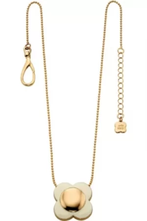 Image of Ladies Orla Kiely Gold Plated Flower Necklace N4022