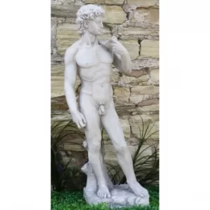 Image of Stone Effect Male Figure David Large