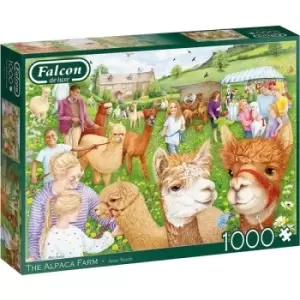 Image of Jumbo Falcon De Luxe The Alpaca Farm 1000 Piece Jigsaw Puzzle