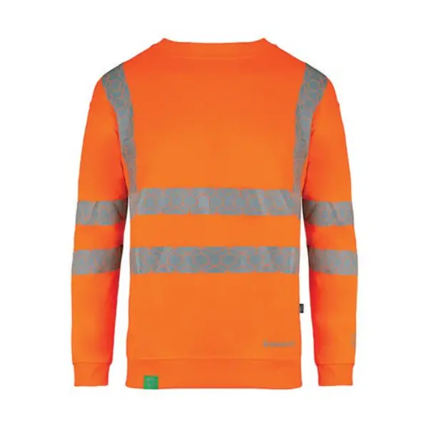 Image of Beeswift Envirowear Beeswift Envirowear High Visibility Sweatshirt Orange XL EWCSSORXL