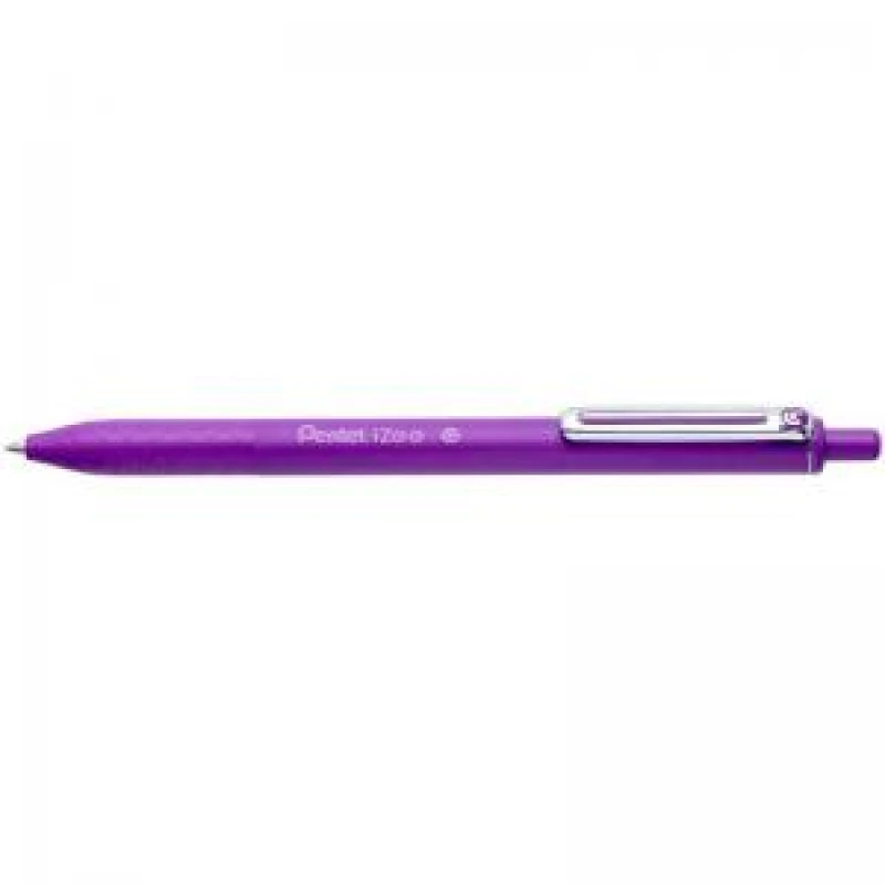 Image of Pentel IZEE Ballpoint Pen Retractable 1.0mm Tip 0.5mm Line Violet (Pack 12) BX470-V